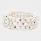 Armbånd elastisk 3pk Hvitt thumbnail