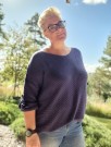 Grace genser Mørk blålilla - Drøbak motehus thumbnail