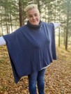 Poncho med høy hals Grønn thumbnail