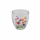 Telysholder 2pk med blomster thumbnail