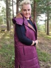 Moira boblevest vinrød - Adia  thumbnail
