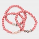 Armbånd elastisk 3pk Rosa thumbnail