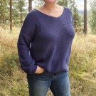 Grace genser Mørk blålilla - Drøbak motehus thumbnail
