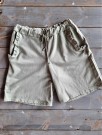 Shorts i bomull Khaki thumbnail