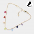 Ankelsmykke Multi gullfarget thumbnail