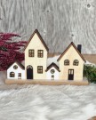 Landsby av tre med LED thumbnail