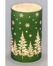 LED lykt vintermotiv Grønn thumbnail