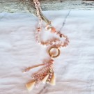 Langt halskjede Rosa thumbnail