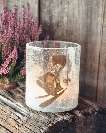 Lysglass krakelert skisko