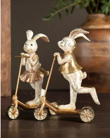 Kaniner på sparkesykkel 2ass