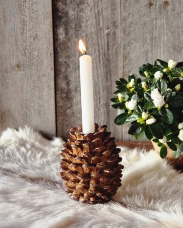 Lysestake kongle Brun XL