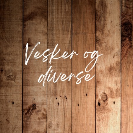 VESKER, LOMMEBOK, DIV.