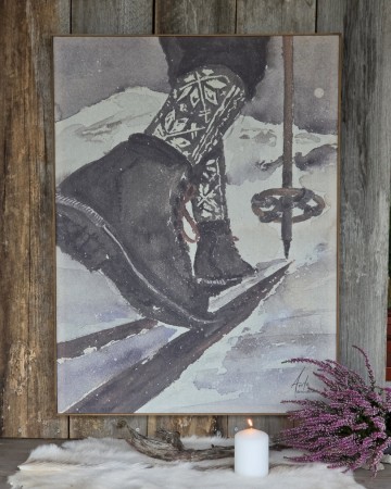 Bilde med ramme Skisko
