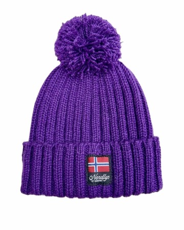Nordlys Merino topplue lilla